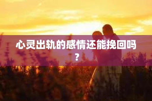 心灵出轨的感情还能挽回吗？