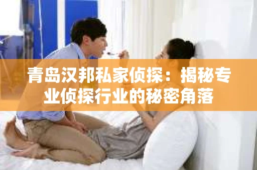 青岛汉邦私家侦探：揭秘专业侦探行业的秘密角落