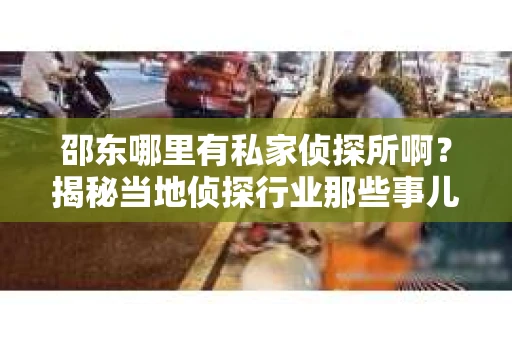 邵东哪里有私家侦探所啊？揭秘当地侦探行业那些事儿