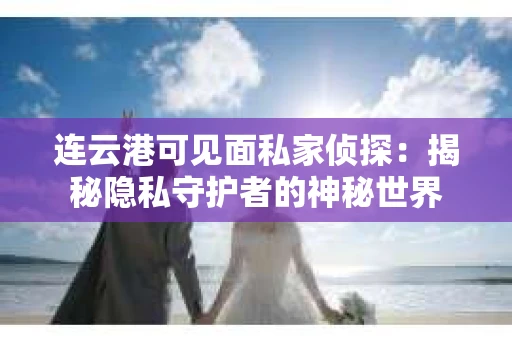 连云港可见面私家侦探：揭秘隐私守护者的神秘世界