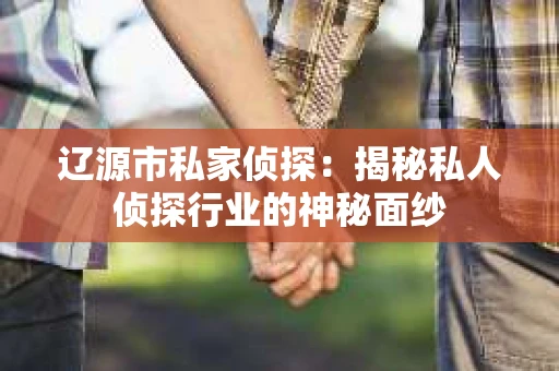 辽源市私家侦探：揭秘私人侦探行业的神秘面纱