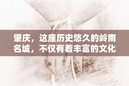 肇庆，这座历史悠久的岭南名城，不仅有着丰富的文化遗产，还有着独特的现代生活节奏。在这个城市里，你是否曾有过需要帮助解决一些棘手问题的时候？或许，你听说过肇庆有私家侦探，那么，他们究竟是怎样的存在呢？