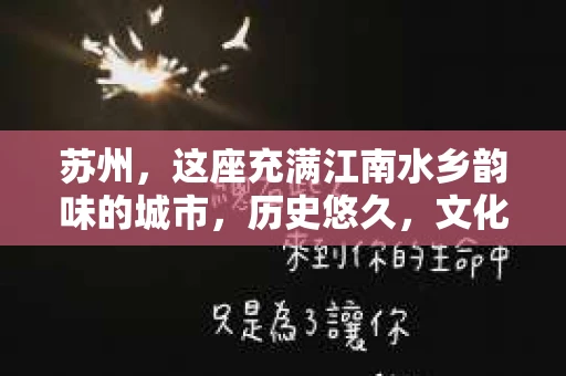 苏州，这座充满江南水乡韵味的城市，历史悠久，文化底蕴深厚。在这样一个充满故事的地方，私家侦探公司自然也不少。那么，苏州哪有私家侦探公司呢？今天，我就来给大家盘点一下。