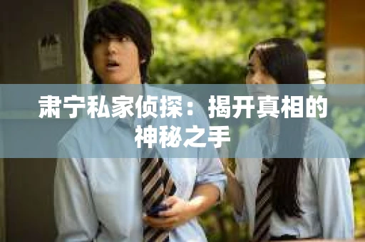 肃宁私家侦探：揭开真相的神秘之手