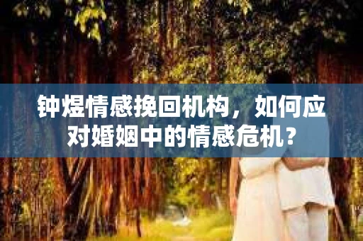 钟煜情感挽回机构，如何应对婚姻中的情感危机？