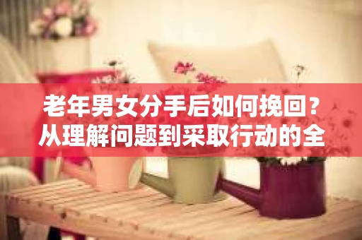 老年男女分手后如何挽回？从理解问题到采取行动的全面指南