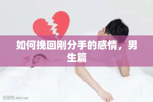 如何挽回刚分手的感情，男生篇