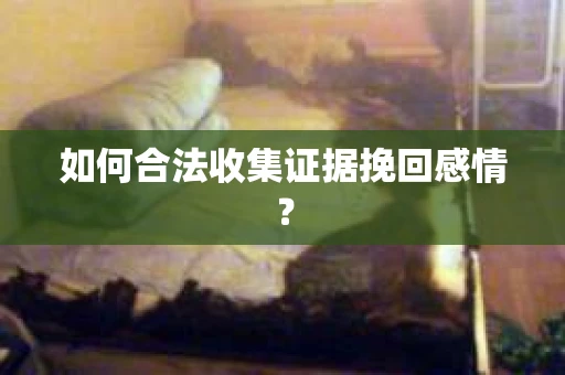 如何合法收集证据挽回感情？