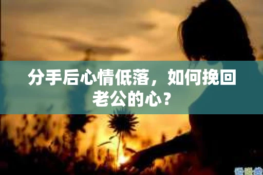 分手后心情低落，如何挽回老公的心？